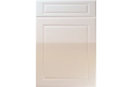 Unique New Fenland High Gloss Cream kitchen door