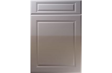 Unique New Fenland High Gloss Dust Grey kitchen door