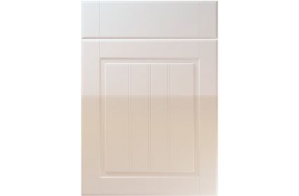 Unique Nova High Gloss Cream kitchen door