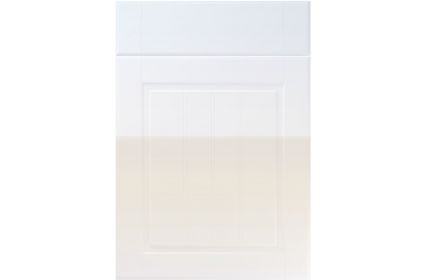 Unique Nova High Gloss White kitchen door