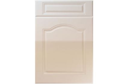 Unique Ribble High Gloss Cashmere kitchen door