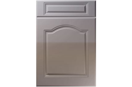Unique Ribble High Gloss Dust Grey kitchen door