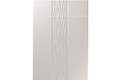Unique Sahara Painted Oak Light Grey kitchen door