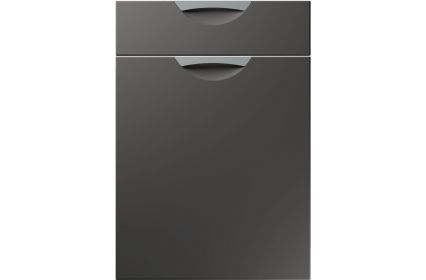 Unique Scoop Super Matt Graphite kitchen door