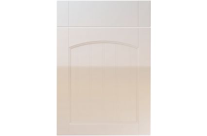 Unique Sutton High Gloss Cream kitchen door