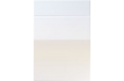Unique Turin High Gloss White kitchen door