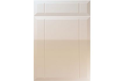 Unique Twinline High Gloss Cashmere kitchen door