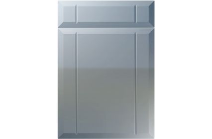 Unique Twinline High Gloss Denim kitchen door