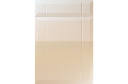 Unique Twinline High Gloss Mussel kitchen door