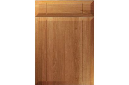 Unique Twinline Natural Aida Walnut kitchen door