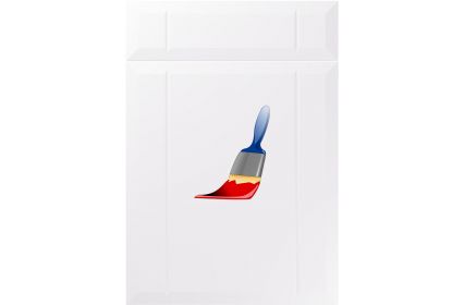 Unique Twinline Paintable Vinyl kitchen door
