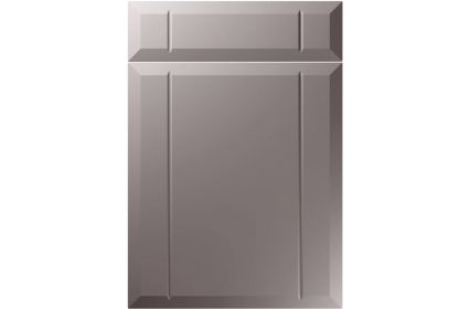 Unique Twinline Super Matt Dust Grey kitchen door