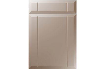 Unique Twinline Super Matt Stone Grey kitchen door