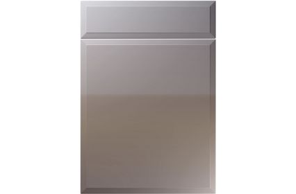 Unique Verona High Gloss Dust Grey kitchen door