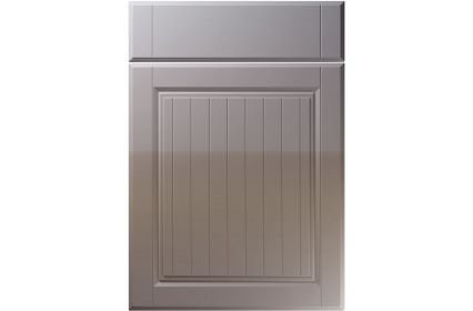 Unique Willingdale High Gloss Dust Grey kitchen door