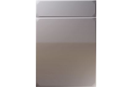 Unique Winwick High Gloss Dust Grey kitchen door