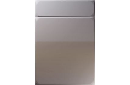 Unique Winwick High Gloss Dust Grey kitchen door