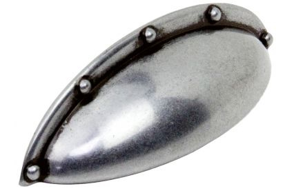 Shell Handle - Antique Pewter