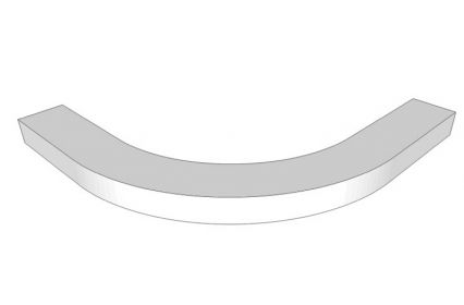 Fitzroy Curved Cornice for Small Curved Door