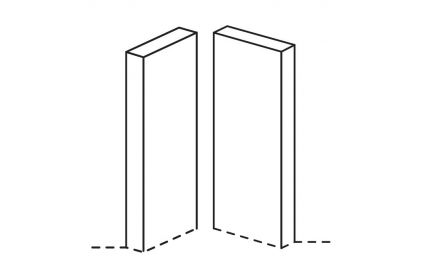 Mornington Shaker Corner Post (pair) - Painted