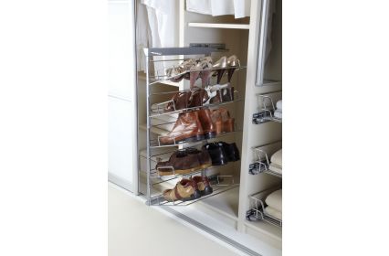 Pull-Out 3 Tier Shoe Rack