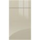 Zurfiz Ultragloss Light Grey kitchen door