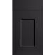 Bella Cambridge Matt Black kitchen door