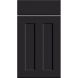 Bella Chester Matt Black kitchen door