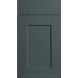 Bella Shaker Matt Kombu Green kitchen door