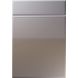 Unique Turin High Gloss Dust Grey kitchen door