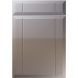 Unique Twinline High Gloss Dust Grey kitchen door