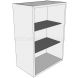 Glazed Single Kitchen Wall Unit - Medium (720 high)