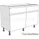 Sink Kitchen Base Units - Double - Working Drawer