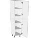 Angled Low Storage Unit 1825h - shown with doors and/or storage (not included)