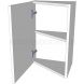 Angled Kitchen Wall Unit - Low (575mm high) - shown with doors and/or storage (not included)