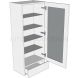 1210mm High Glazed Dresser Unit B - shown with doors and/or storage (not included)