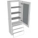 1390mm High Glazed Dresser Unit - B - shown with doors and/or storage (not included)