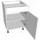 Drawerline Kitchen Base Unit - Single - shown with doors and/or storage (not included)
