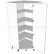 Diagonal Tall Storage Unit 2150h - shown with doors and/or storage (not included)