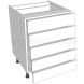 5 Drawer Base Unit - shown with doors and/or storage (not included)