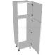 1825mm High Fridge Freezer Housing - D - shown with doors and/or storage (not included)
