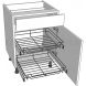 Kitchen Base Unit for Pull-out Storage - Drawerline - shown with doors and/or storage (not included)