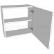 Low (575mm high) Single Kitchen Wall Unit - shown with doors and/or storage (not included)