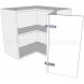 Corner Kitchen Wall Unit 'L' Shape Low - shown with doors and/or storage (not included)