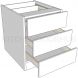 Bedside Cabinets 3 Drawer - Medium - shown with doors and/or storage (not included)