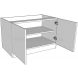 Double Highline Bedside Cabinet - Medium - shown with doors and/or storage (not included)