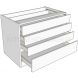 Standard Height 4 Drawer Bedroom Unit A - shown with doors and/or storage (not included)