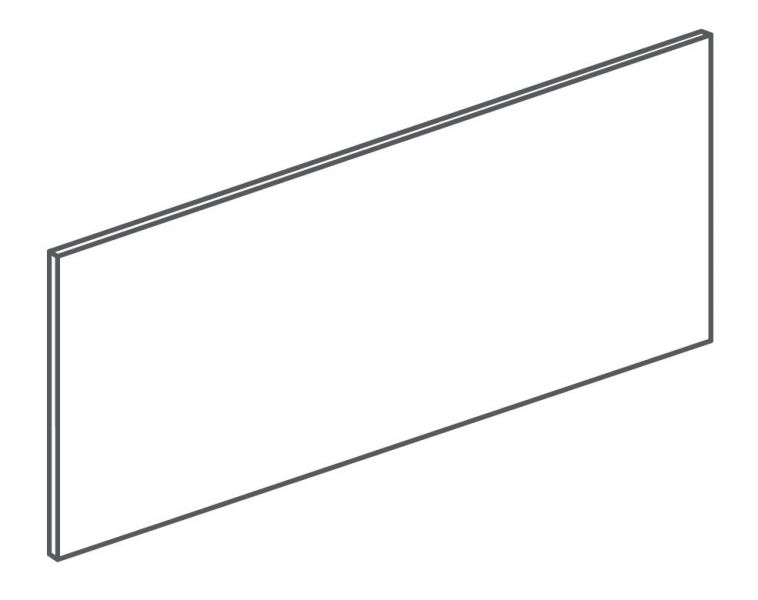 Hunton Breakfast Bar Back Panel for True Handleless Painted KDH