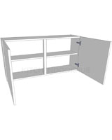 Low (575mm high) Double Kitchen Wall Unit