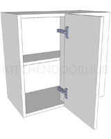 Variable Corner Kitchen Wall Units - Low